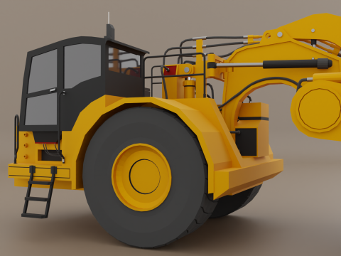 Tractor Scraper - Heavy Vehicle Modelo 3D