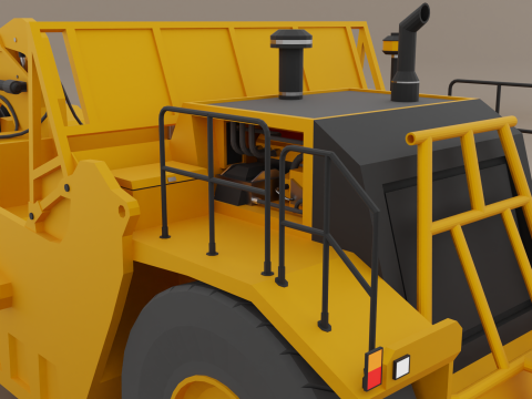 Tractor Scraper - Heavy Vehicle Modelo 3D