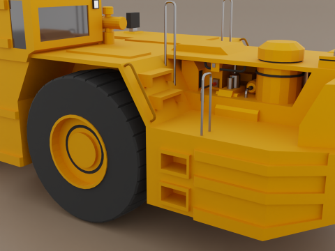 Underground Mining Loader - Heavy Vehicle Model 3D