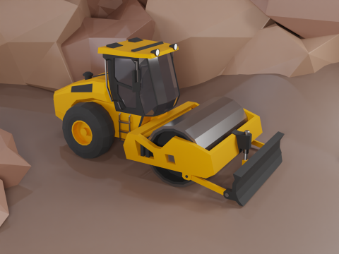 Vibratory Soil Compactor - Heavy Vehicle 3Dモデル