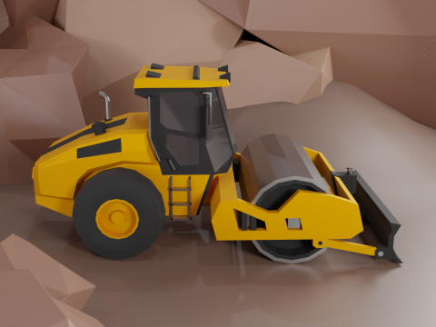 Vibratory Soil Compactor - Heavy Vehicle 3Dモデル