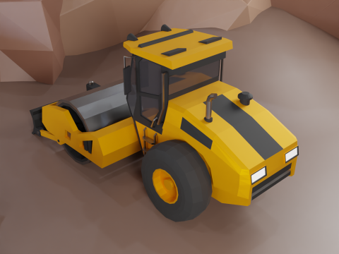 Vibratory Soil Compactor - Heavy Vehicle 3Dモデル
