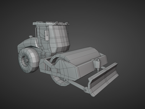 Vibratory Soil Compactor - Heavy Vehicle 3Dモデル