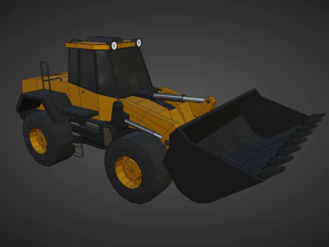 Wheel Loader - Heavy Vehicle 3D Model