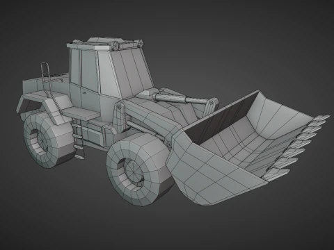 Wheel Loader - Heavy Vehicle 3D Model
