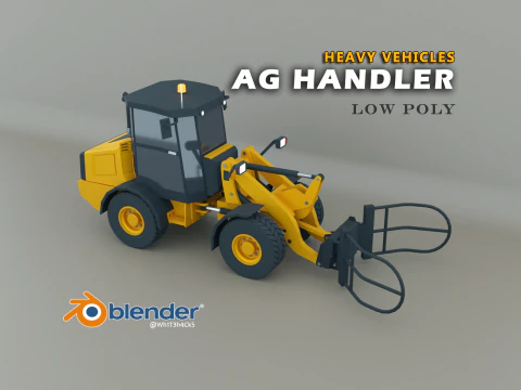 24 Ve&iacute;culos Pesados ​​- Mega Pack Low-poly Modelo 3D