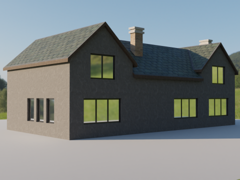 Big House 02 - Low-poly Model 3D