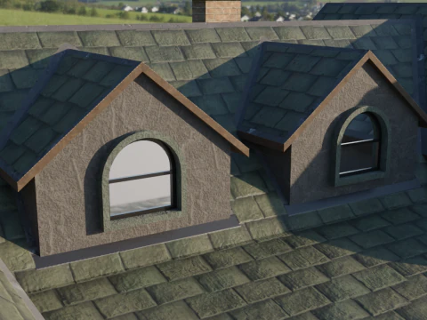 Big House 02 - Low-poly 3D Model