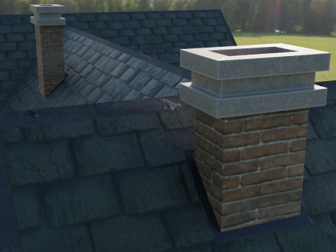 Big House 02 - Low-poly Model 3D