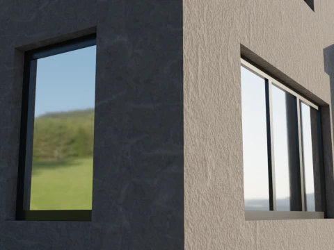 Big House 02 - Low-poly 3D Model
