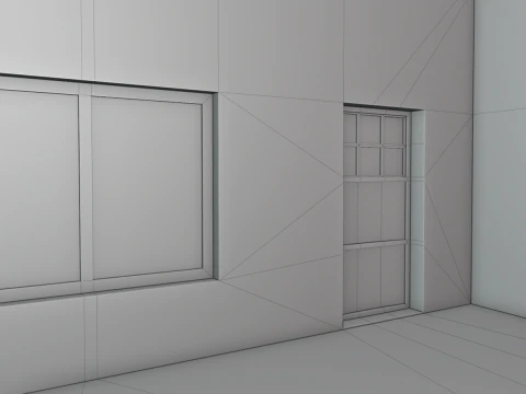 Big House 02 - Low-poly 3D Model