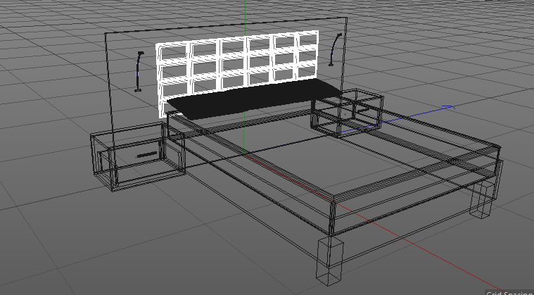 Bed 3D 模型 .c4d .max .obj .3ds .fbx .stl .blend 