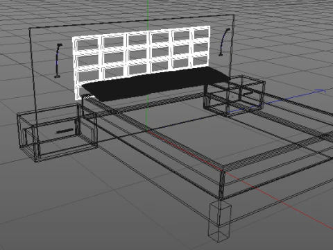 Bed 3D Model