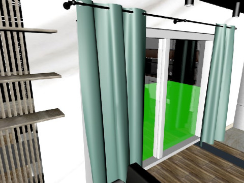 Curtains 3D Модель