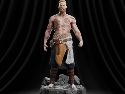 Dios de la guerra - Baldur Modelo de impresión 3D