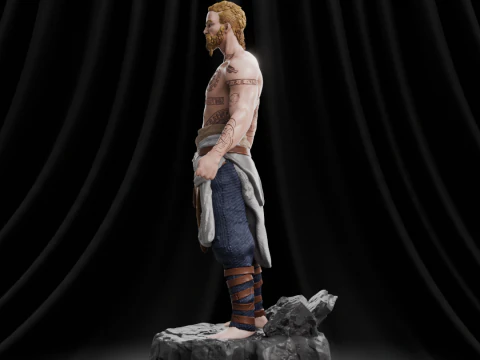 God of War - Baldur 3D Print Model