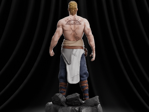 God of War - Baldur 3D-Druckmodell