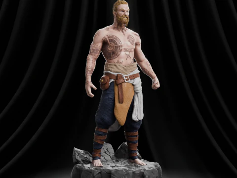 God of War - Baldur 3D Print Model