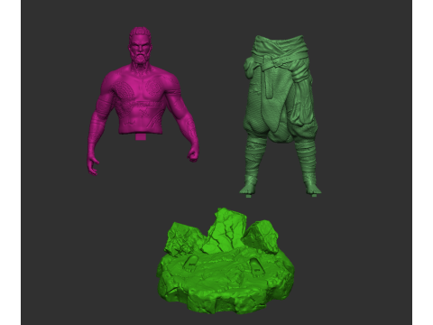 God of War - Baldur 3D-Druckmodell