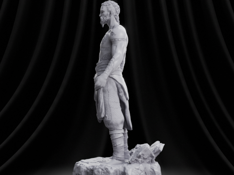 God of War - Baldur 3D-Druckmodell