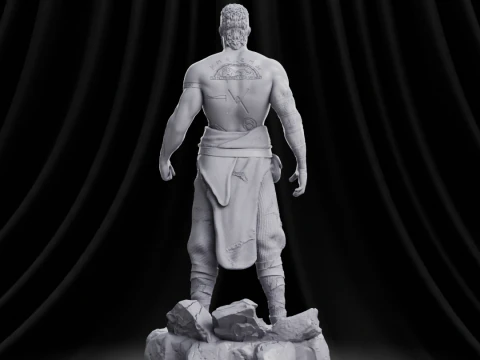 God of War - Baldur 3D Print Model