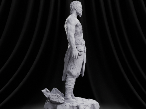 God of War - Baldur 3D-Druckmodell