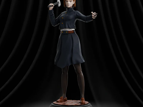 Нобара Кугисаки Дзюдзюцу Кайсен 3D Принт Модель