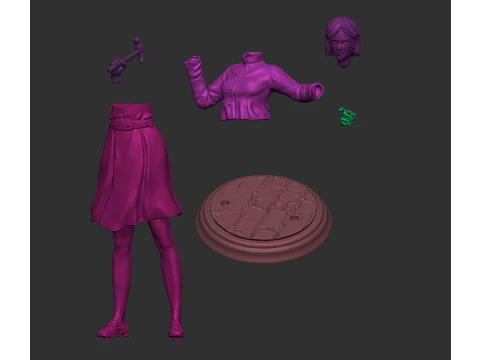 Nobara Kugisaki Jujutsu Kaisen 3D Print Model