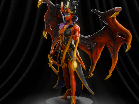 DOTA 2 Queen of Pain Arcana 3D Принт Модель