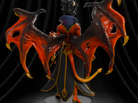 DOTA 2 Queen of Pain Arcana 3D Принт Модель