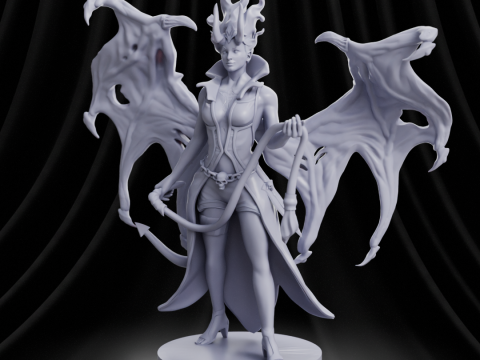 DOTA 2 Queen of Pain Arcana 3D Принт Модель