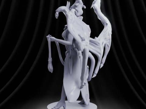 DOTA 2 Queen of Pain Arcana 3D Принт Модель