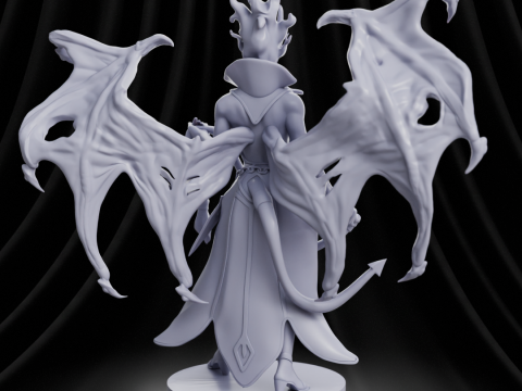 DOTA 2 Queen of Pain Arcana 3D Принт Модель