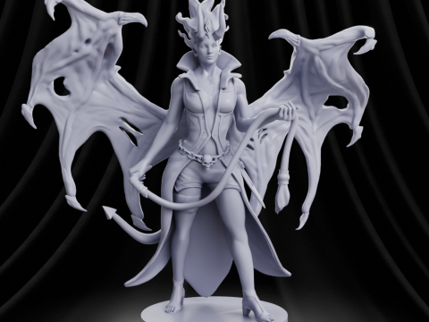 DOTA 2 Queen of Pain Arcana 3D Принт Модель