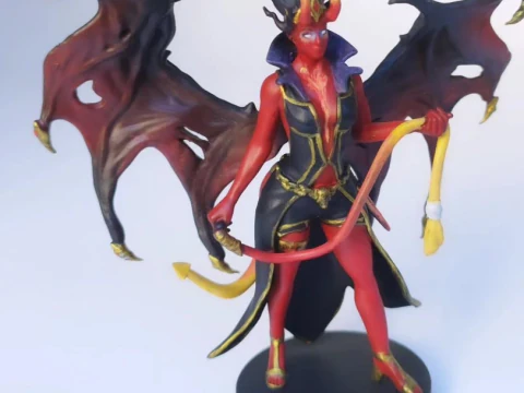 DOTA 2 Queen of Pain Arcana 3D Print Model