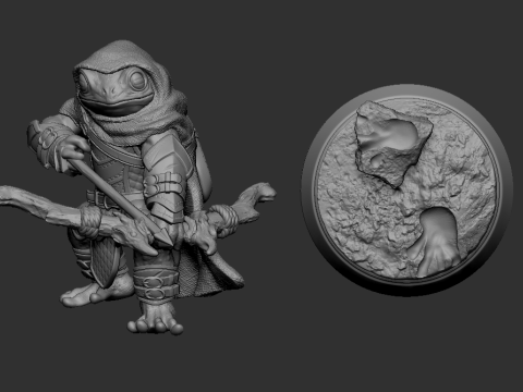 Frog Archer RPG Modelo de Impressão 3D