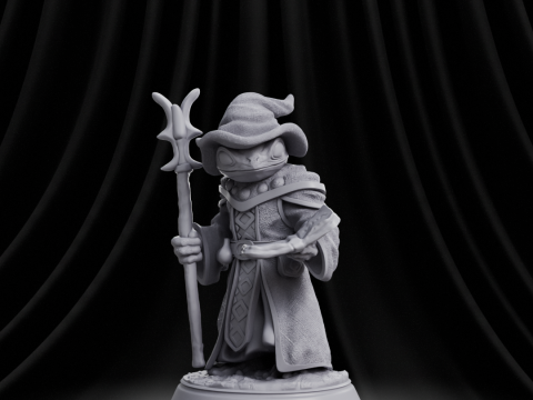 Frog Wizard RPG 3D Принт Модель