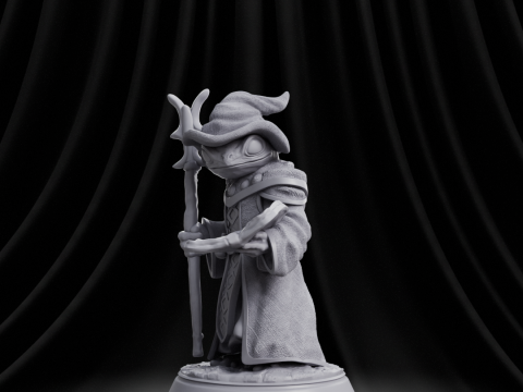 Frog Wizard RPG 3D Принт Модель