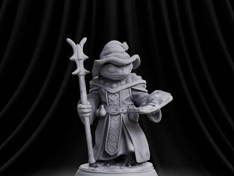 Frog Wizard RPG 3D Принт Модель