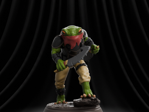Frog Rogue RPG Modelo de Impressão 3D