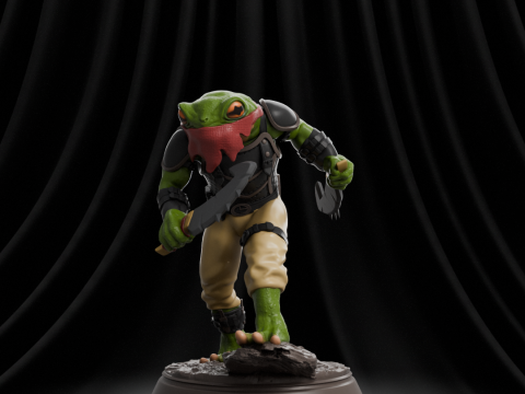 Frog Rogue RPG 3D Принт Модель