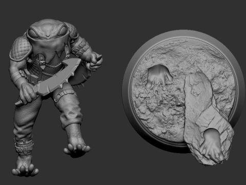 Frog Rogue RPG 3D Принт Модель