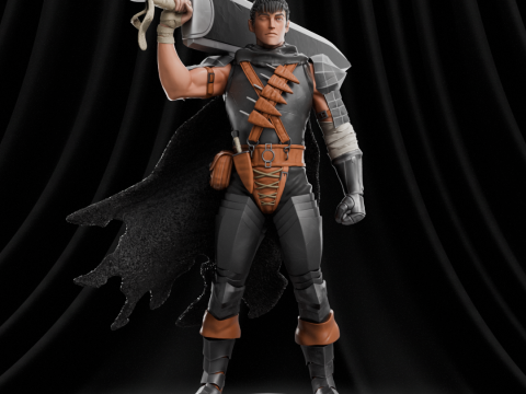 Guts - Berserk 3D Print Model