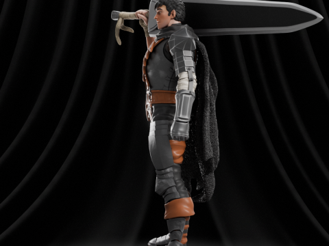 Guts - Berserk Modèles 3D en vedette