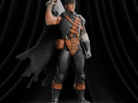 Guts - Berserk Modèles 3D en vedette