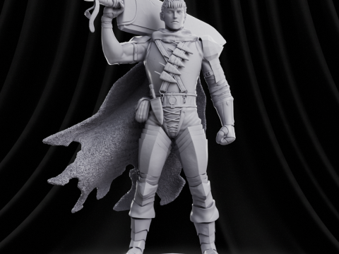 Guts - Berserk Modèles 3D en vedette