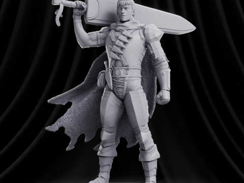 Guts - Berserk Modèles 3D en vedette