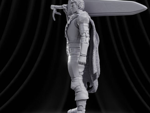Guts - Berserk Modèles 3D en vedette