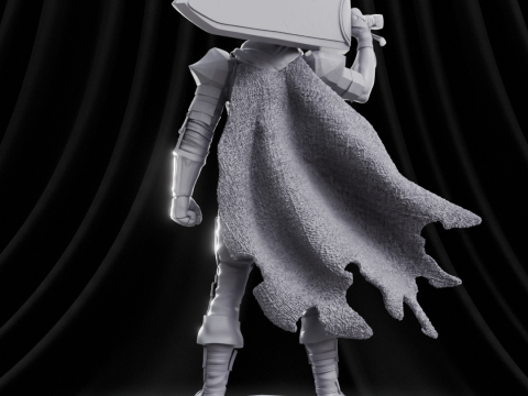 Guts - Berserk Modèles 3D en vedette