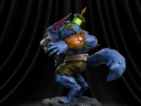 Warwick - League of Legends 3D printmodel